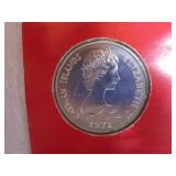 1972 Cayman Islands $25 Silver Coin