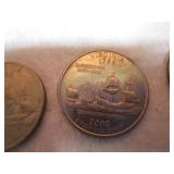 Collectible Dollar, Half Dollar, Quarters, Penny