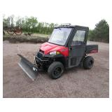 2019 Polaris Ranger 500 w/Cab & Snowplow