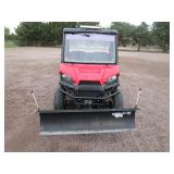 2019 Polaris Ranger 500 w/Cab & Snowplow