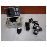 35mm Camera Lenses & Flash
