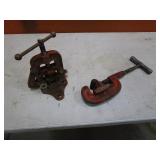 Ridgid 1/2"-2" Pipe Cutter, Pipe Vise