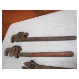 Pipe Wrenches & Crescent Wrench