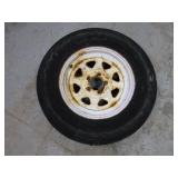 15" Trailer Wheel & Tire 4 1/4" BC 205/75 R15