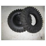 (2) (New) Snowblower Tires & 1 Wheel