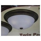 (2) 15" Light Fixtures