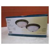 (2) 15" Light Fixtures