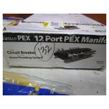 Gas Lines, Pex Manifold, Pex Clamps