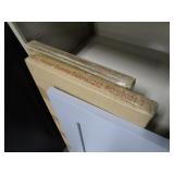 Small Window, Cabinet Doors, Bathroom Vanity Sink/Countertop (has chip in front edge)