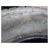 (4) 295/75 R22.5 Semi Tires