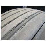 (2) 295/75 R22.5 Semi Steer Tires