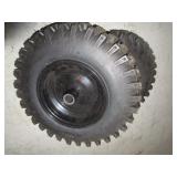 (2) (New) Snowblower Tires & 1 Wheel