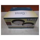 (2) 15" Light Fixtures