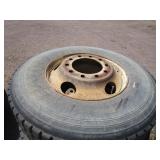 (4) 11R22.5 Semi Tires & Wheels