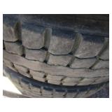 (4) 11R22.5 Semi Tires & Wheels