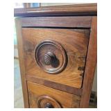Vintage Petit Kneehole Writing Desk