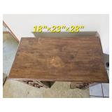 Vintage Petit Kneehole Writing Desk