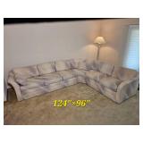 Retro Mid 80s Sectional Sofa