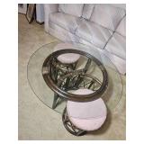 Vintage Rattan Nesting Coffee Table