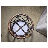 Vintage Rattan Nesting Coffee Table