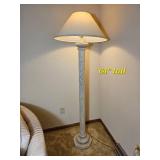 1980s Caquina Coral Stone Floor Lamp