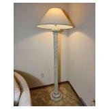 1980s Caquina Coral Stone Floor Lamp