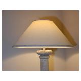 1980s Caquina Coral Stone Floor Lamp