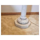 1980s Caquina Coral Stone Floor Lamp