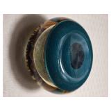 Perthshire Millefoiri Paperweight (Green, Red, Blue)