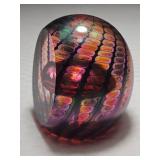 Reptilian Egg Series Paperweight by Tom Philabaum Signed