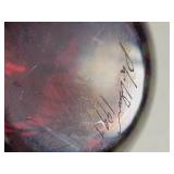 Reptilian Egg Series Paperweight by Tom Philabaum Signed
