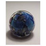 Josh Simpson Inhabited Planet Series Signed Paperweight