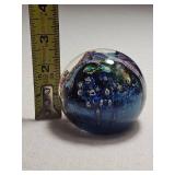 Josh Simpson Inhabited Planet Series Signed Paperweight