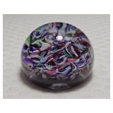 Baccarat Scrambled Millefiori Paperweight