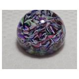 Baccarat Scrambled Millefiori Paperweight