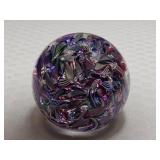 Baccarat Scrambled Millefiori Paperweight