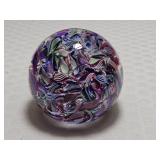 Baccarat Scrambled Millefiori Paperweight