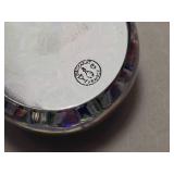 Baccarat Scrambled Millefiori Paperweight