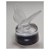 Crystal Franch Butterfly Paperweight