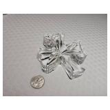 Waterford Crystal Shamrock Paperweight