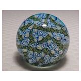 TMC Art Studio Murano Scrumble Millefiori Paperweight
