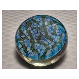 TMC Art Studio Murano Scrumble Millefiori Paperweight