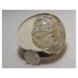 Multi Color Laval Bubble Egg Paperweight