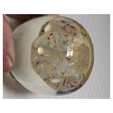 Multi Color Laval Bubble Egg Paperweight