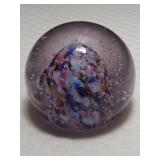 Purple Color Hue Multicolor Laval Bubble Paperweight