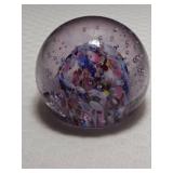 Purple Color Hue Multicolor Laval Bubble Paperweight