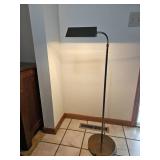 Vintage Adjustable Height Brass Floor Lamp
