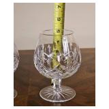 Waterford Crystal Lismore Pattern Balloon Snifter Glasses (pair)