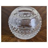 Lenox Crystal Rose Bowl Vase Providence Pattern