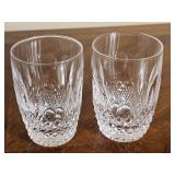 Waterford
Crystal Colleen Pattern Tumblers (4-3 ½  & 2- 4 ¼ )